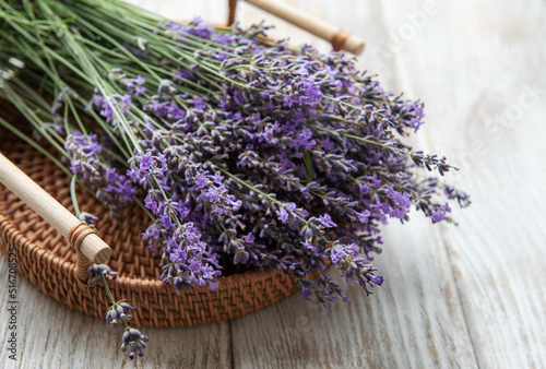 Seasonal pruning of lavender.