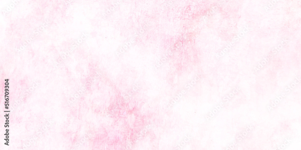 Abstract lovely and bright colorful light pink and white color background, Decorative pink marble texture with watercolors, Seamless pink background with distressed vintage grunge texture.