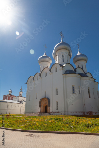 The majestic Sophia Cathedral in Vologda