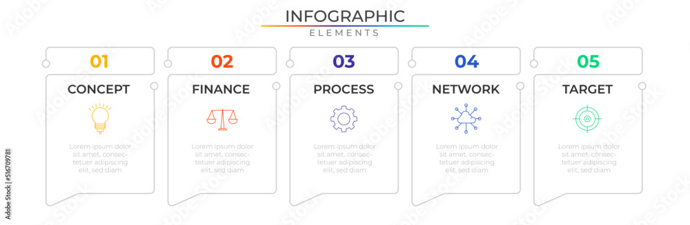 Modern annual five steps infographic elements plan concept design vector with icons. Strategy network project template for presentation and report. Modern annual five steps infographic elements plan concept design vector with icons. Strategy network project template for presentation and report.