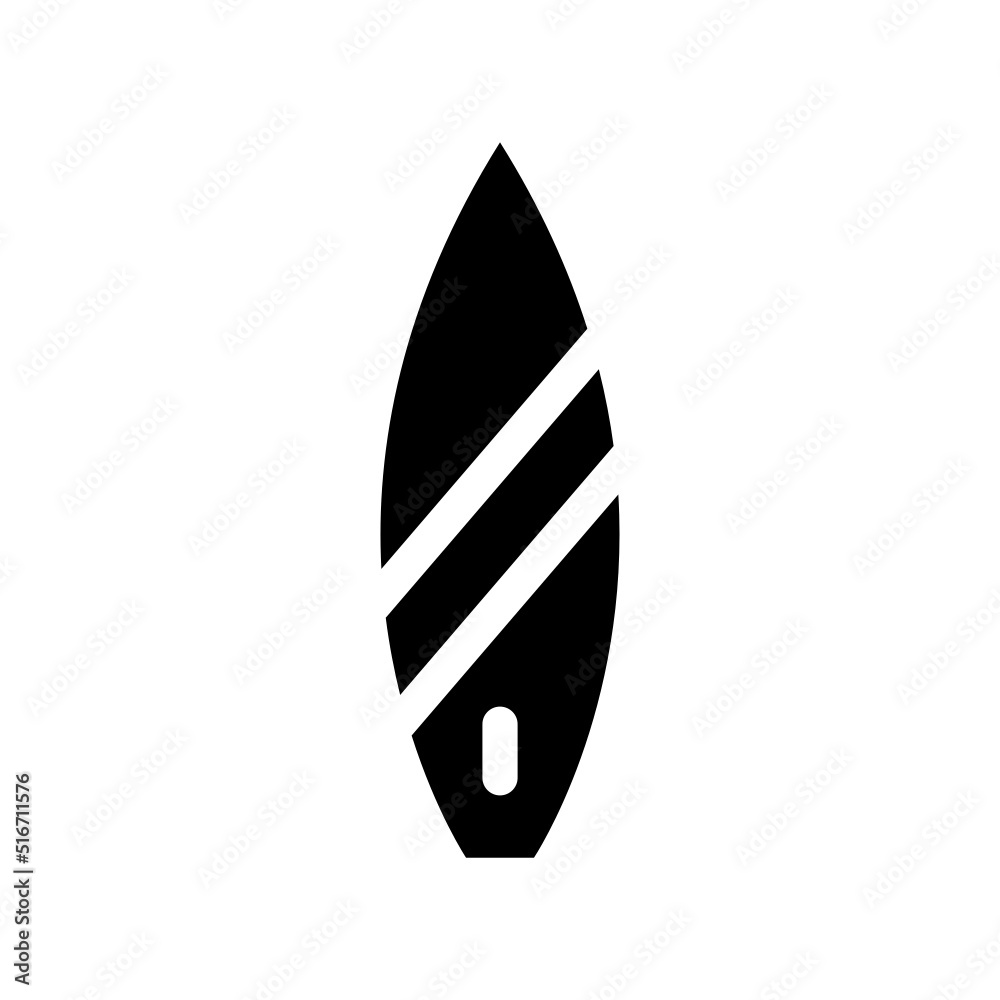 Surfboard Icon Vector Symbol Design Illustration Surfboard Icon Vector Symbol Design Illustration