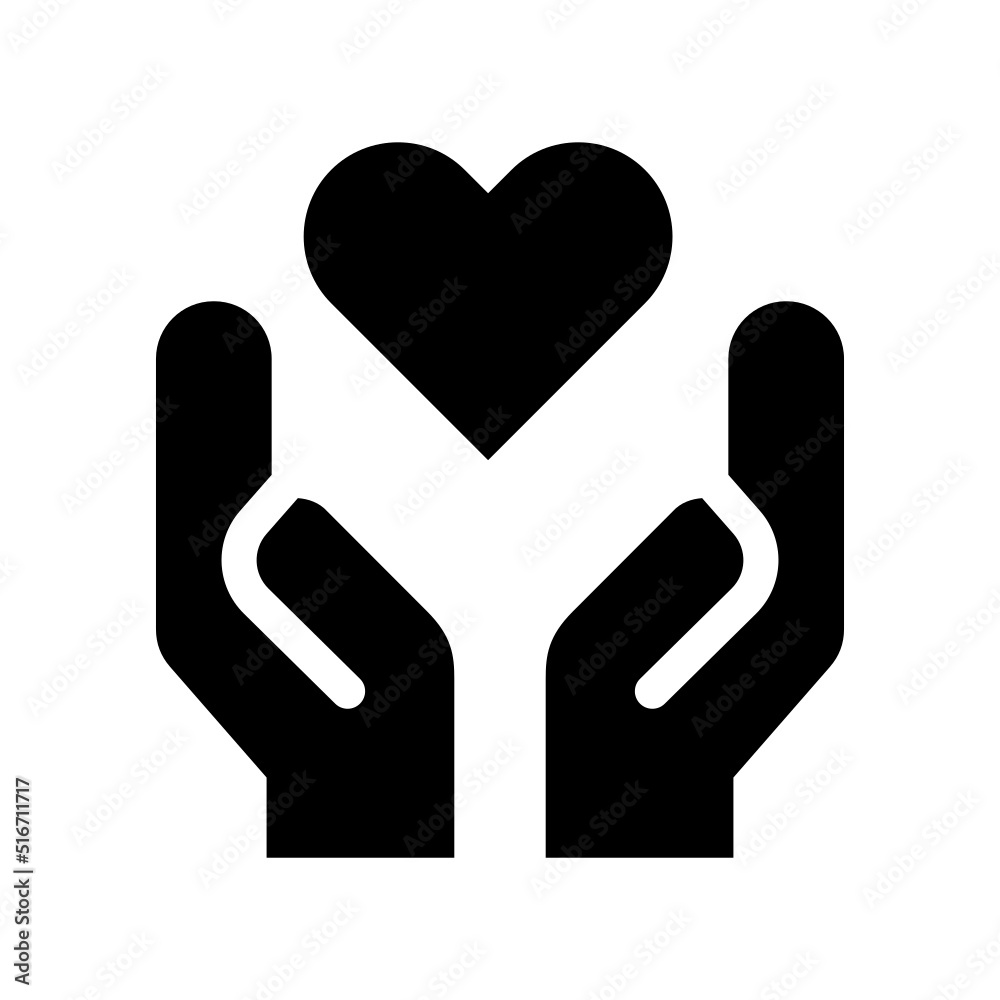 Charity Icon Vector Symbol Design Illustration Charity Icon Vector Symbol Design Illustration