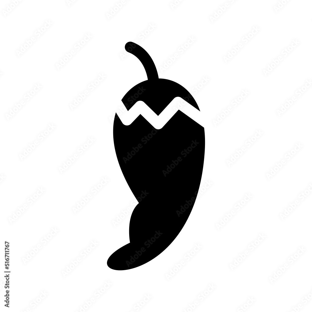 Chilli Icon Vector Symbol Design Illustration Chilli Icon Vector Symbol Design Illustration