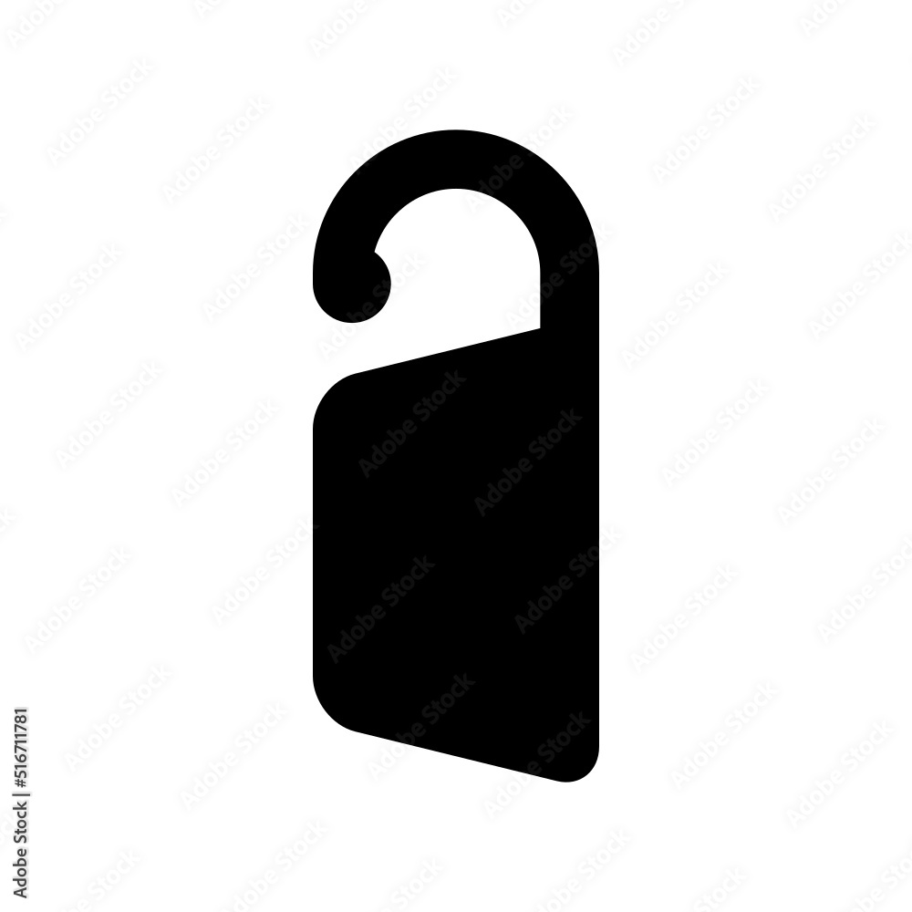 Door Hanger Icon Vector Symbol Design Illustration Door Hanger Icon Vector Symbol Design Illustration