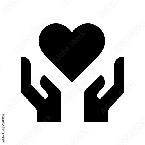 Charity Icon Vector Symbol Design Illustration
