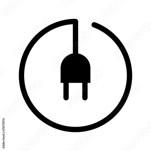 Plug Icon Vector Symbol Design Illustration