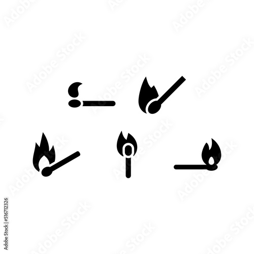 Match Icon Set Vector Symbol Design Illustration