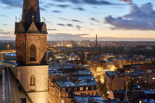 Blick über die Schulter der Marktkirche	 photo