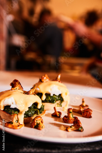 preparing food in the restaurant kitchen 