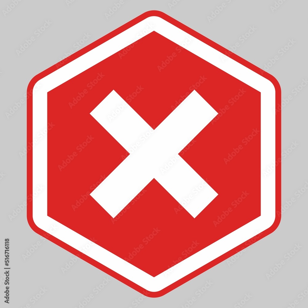 Wrong marks, Cross marks, Rejected, Disapproved, No, False, Not Ok, Wrong Choices, Task Completion, Voting. - vector mark symbols in red. Isolated icon. Wrong marks, Cross marks, Rejected, Disapproved, No, False, Not Ok, Wrong Choices, Task Completion, Voting. - vector mark symbols in red. Isolated icon.