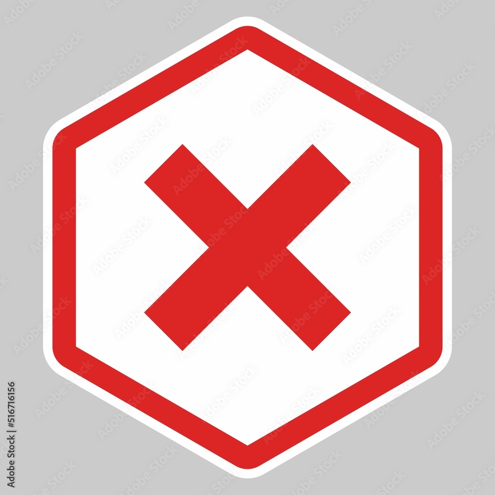Wrong marks, Cross marks, Rejected, Disapproved, No, False, Not Ok, Wrong Choices, Task Completion, Voting. - vector mark symbols in red. Isolated icon. Wrong marks, Cross marks, Rejected, Disapproved, No, False, Not Ok, Wrong Choices, Task Completion, Voting. - vector mark symbols in red. Isolated icon.