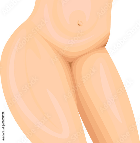 女性　産婦人科　下半身　美容　フェムテック　イラスト