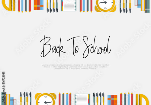 Back to school education ba...