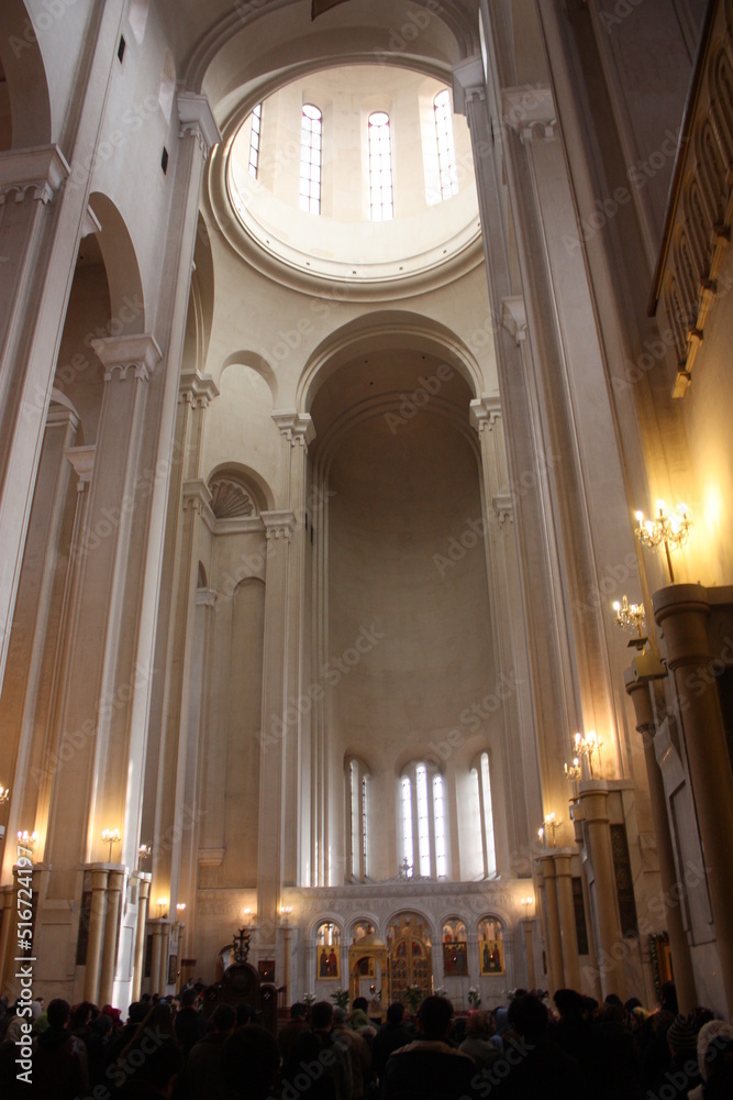 interior of the cathedral of st mary country