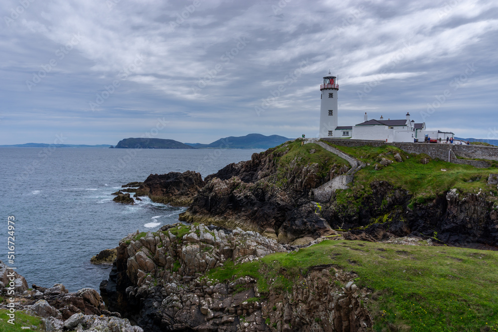 view of Fanad Head Lighthouse and Peninsula on the northern coast of Ireland