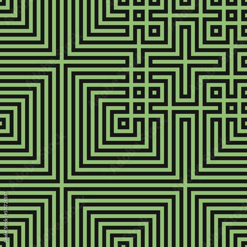 Abstract lines Maze generative art background art illustration