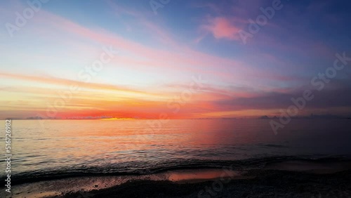 沖縄 浦添西海岸の夕景