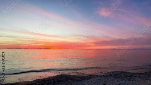 沖縄 浦添西海岸の夕景