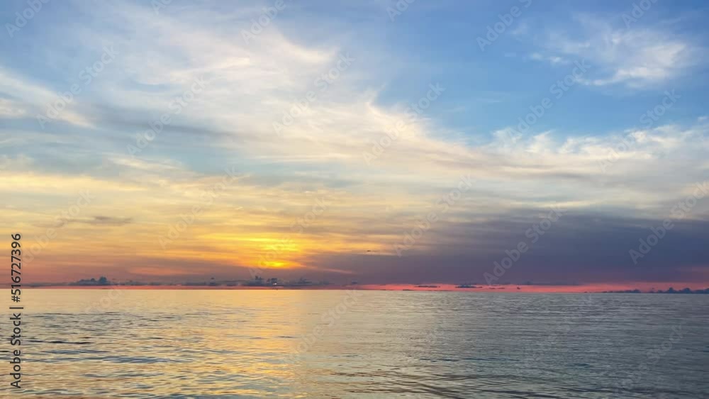 沖縄 浦添西海岸の夕景 沖縄 浦添西海岸の夕景
