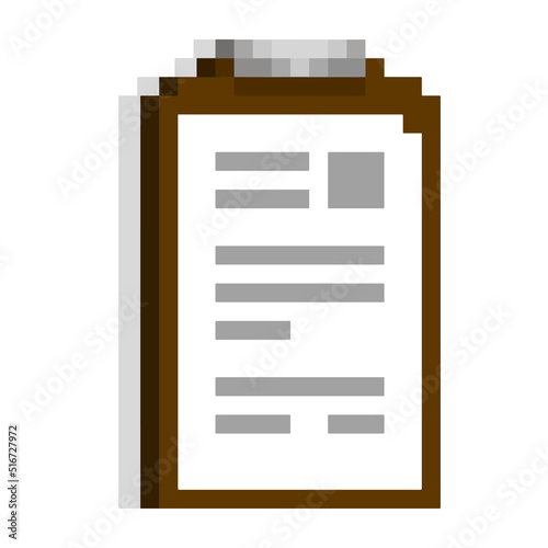 Editable Vector Illustration of Paper Note. Good for sticker, icon, clip art, ppt, game, education, etc