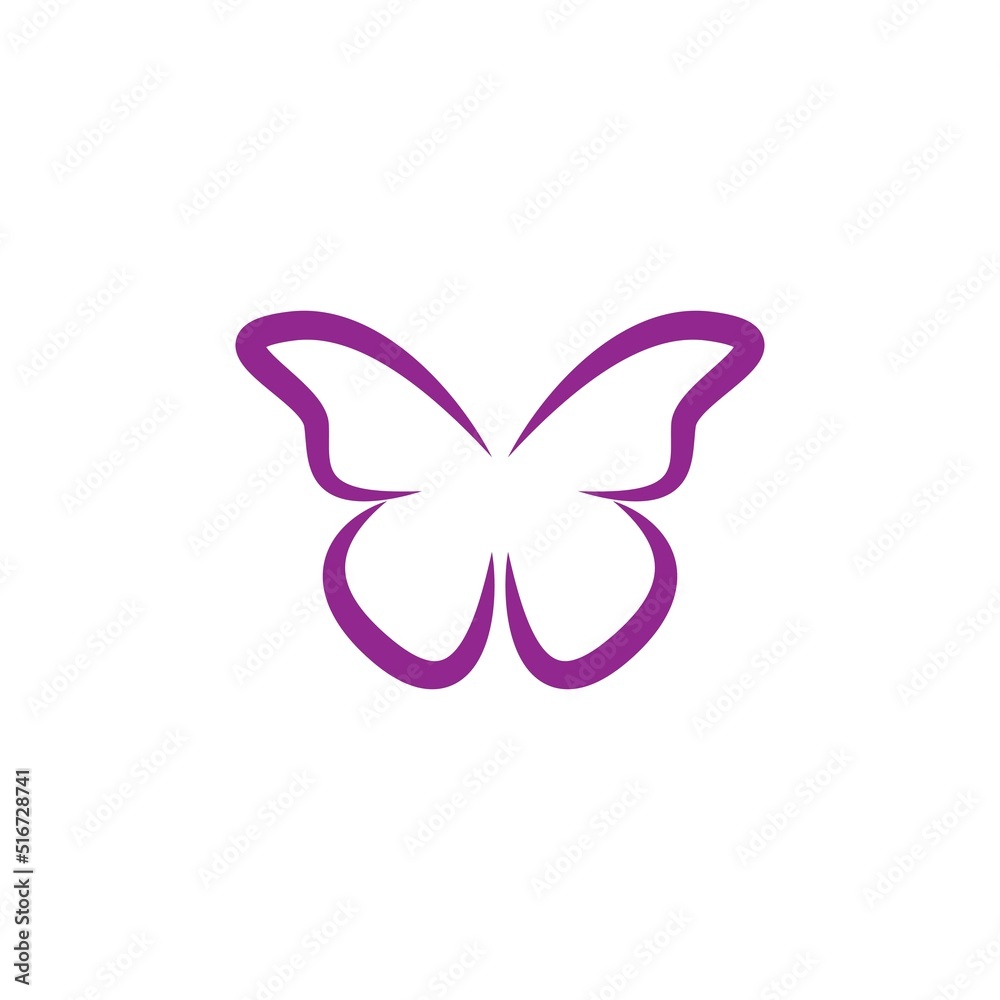 trendy butterfly logo design vector template trendy butterfly logo design vector template