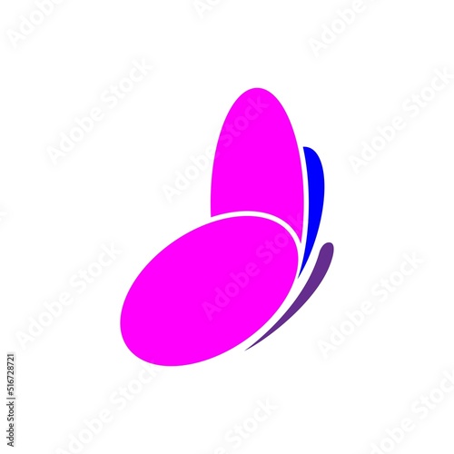 trendy butterfly logo design vector template © Ida