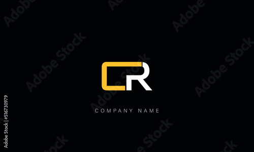 CR, RC Abstract Letters Logo Monogram