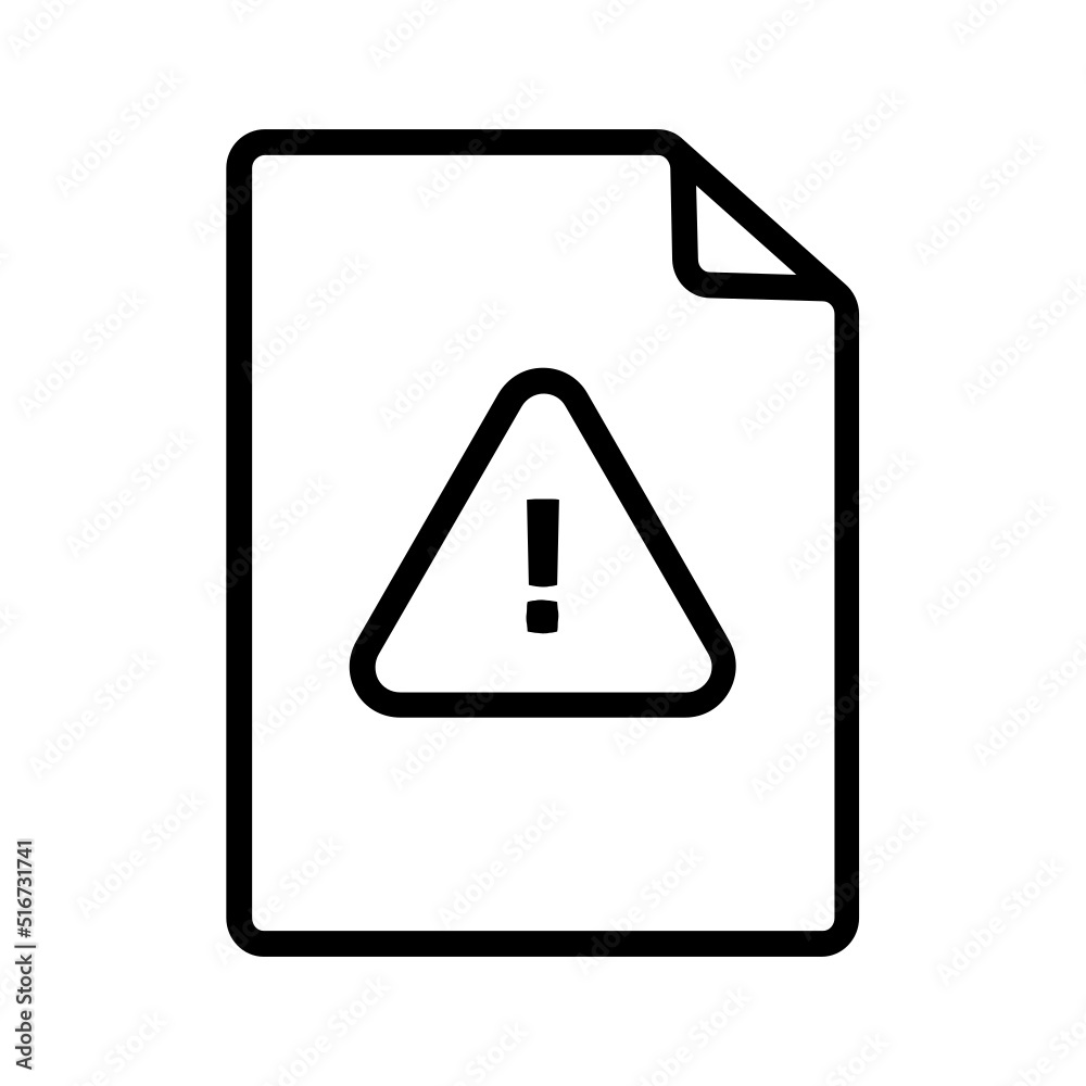 Black line icon for Page not found Black line icon for Page not found
