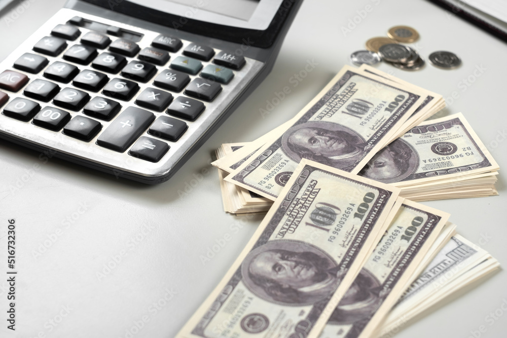 Man counting money, economy concept, allocation of money,Crisis after the covid-19 epidemic .Dollar falling or rising. Man counting money, economy concept, allocation of money,Crisis after the covid-19 epidemic .Dollar falling or rising.