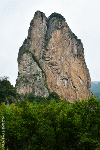 rocks at the top of the mountain, Zhejiang Province, China