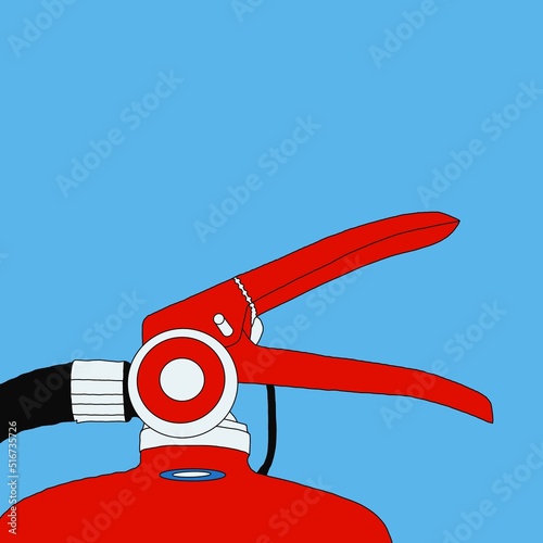 pruning shears cutting grass