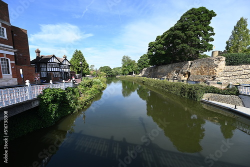 The River Medway in Kent on 13 July 2022.