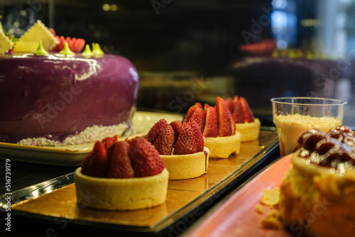 desserts at a hotel buffet