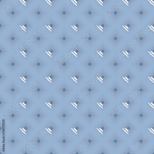 geometric Seamless pattern in blue background.stylish background for fabric, wrapping, packaging paper, wallpaper.