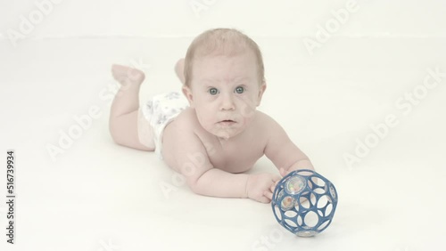 baby child playing with toy