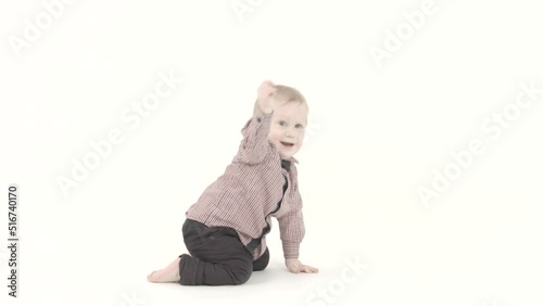 portrait of a little boy