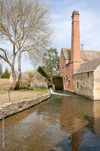 Old watermill at Lower Slaughter, Cotswolds, England