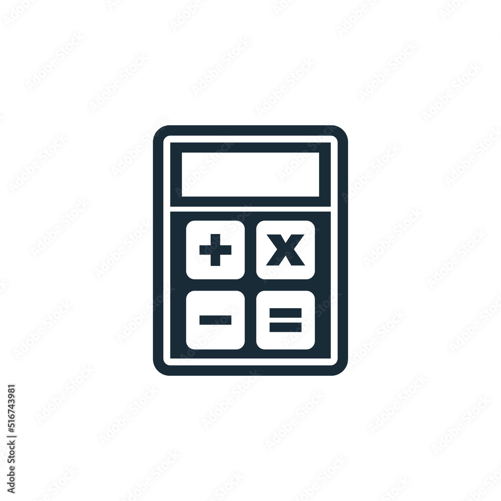 Calculator Icon Design Template Elements Calculator Icon Design Template Elements