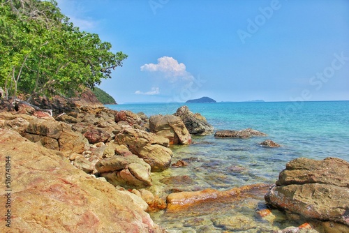 Rocks on the beach, Koh Chang, Trat Province, Thailand