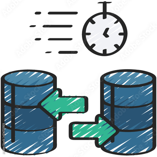 Fast Data Transfer Icon