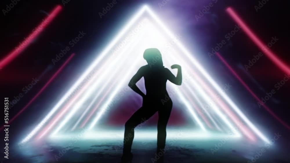 Sexy Women Dancing in Strobe Light Sexy Women Dancing in Strobe Light