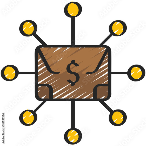 Diversify Financial Portfolio Icon