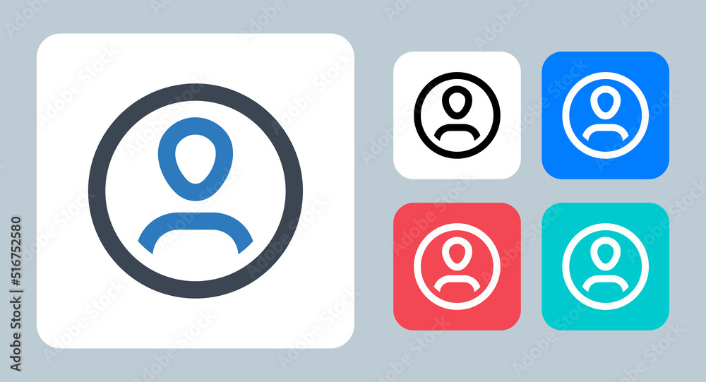 Profile icon - vector illustration . Avatar, Profile, User, Account, Photo, Male, Man, person, friend, line, outline, flat, icons . Profile icon - vector illustration . Avatar, Profile, User, Account, Photo, Male, Man, person, friend, line, outline, flat, icons .