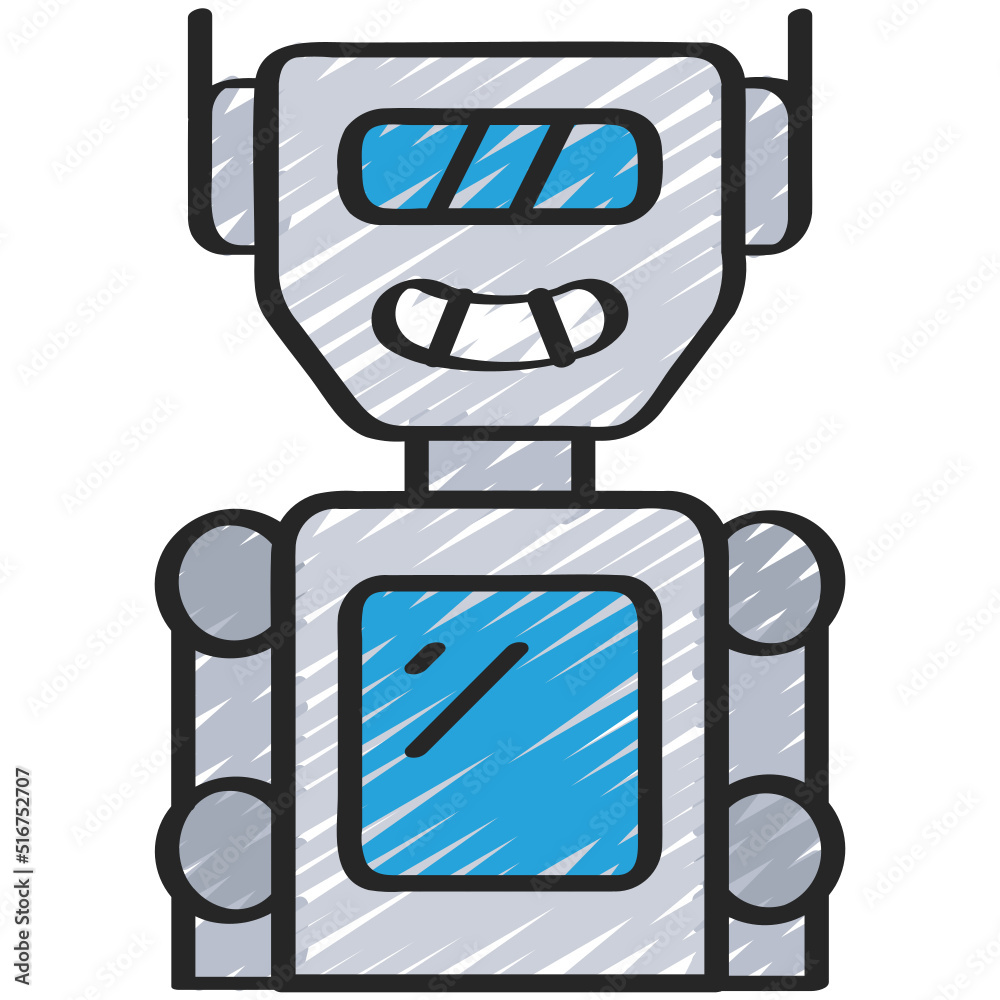 Fototapeta premium Robot Icon