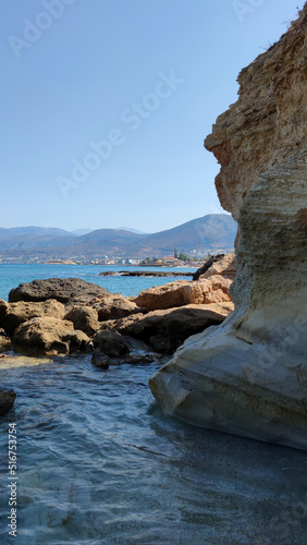 rocky coast of the sea