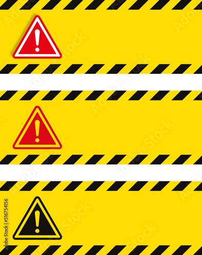 Obraz na płótnie PANNEAU D'AVERTISSEMENT DANGER w salonie