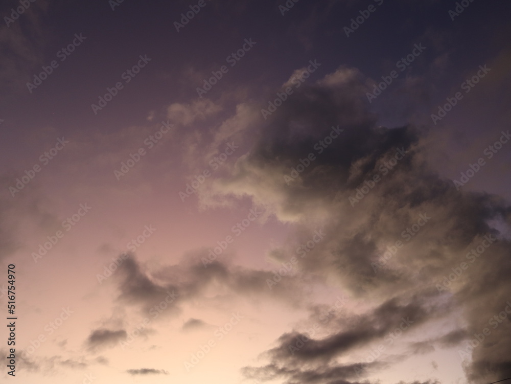 Obraz premium time lapse clouds