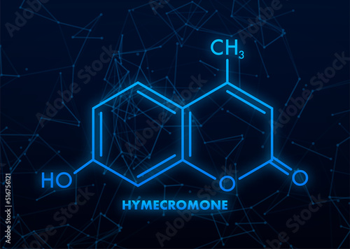 Hymecromone formula, great design for any purposes photo