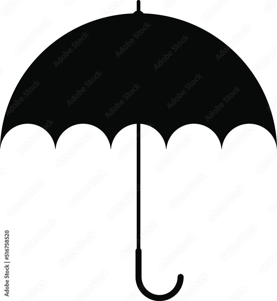 Umbrella icon isolated on white background Vector Image. Umbrella icon isolated on white background Vector Image.