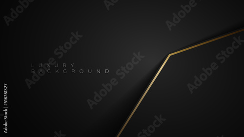 Minimal abstract black luxury background